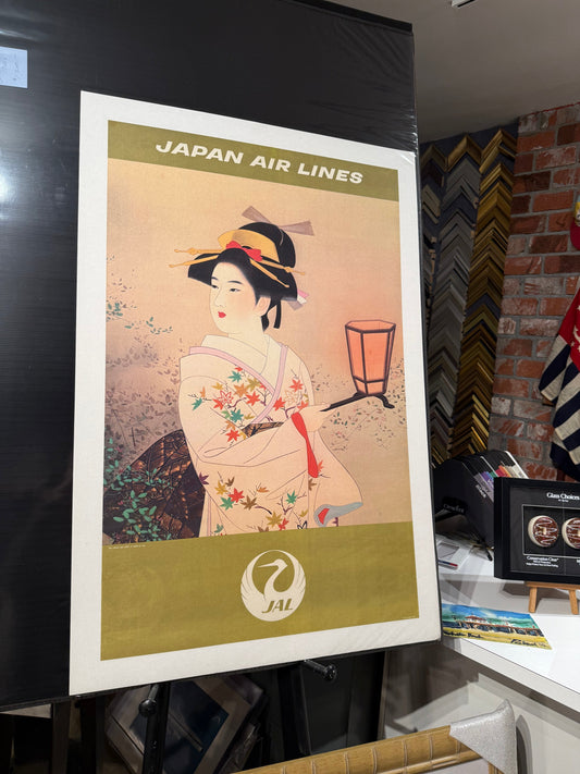 Japanese Airlines "Hagi" Original Travel Poster